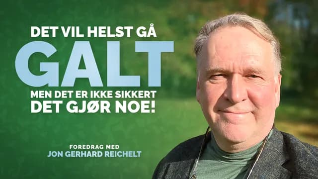 Det vil helst gå galt, men det er ikke sikkert det gjør noe!  